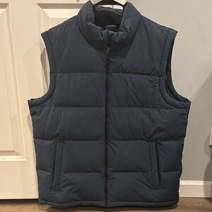 Eddie Bauer Men's Blue Puffer Vest